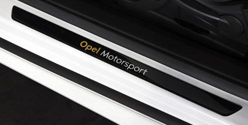 Umbral (1 ud) puerta Motorsport Glossy Black ORIGINAL OPEL ADAM 13448292, 0164394