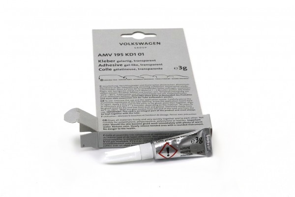 Adhesivo especial transparente ORIGINAL VW AUDI SEAT SKODA AMV195KD101
