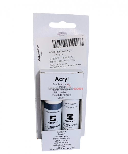 Pincel de retoque BICAPA (Moonstone Silver) ORIGINAL SEAT Alhambra 000098500LMY7H