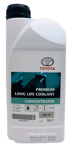 Anticongelante Refrigerante Premium Life Coolant Puro 'motores 2WZ-TV' ORIGINAL TOYOTA 08889-80260