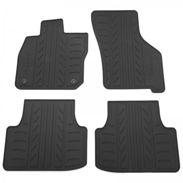 Juego (4 udes) Alfombrillas goma TPE (GI) ORIGINAL SEAT Leon 5FB061500041