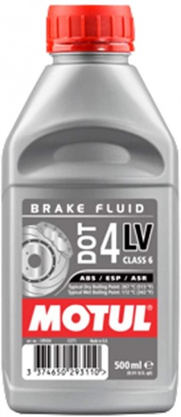 Motul DOT 4 LV BRAKE FLUID 0.5L 109434