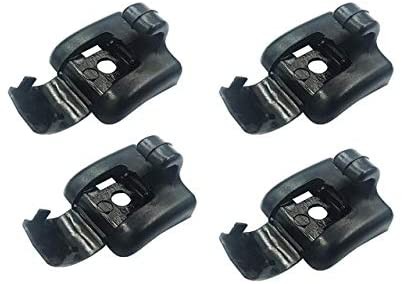 Juego (4 udes) ganchos de cortina para ventana trasera de puerta ORIGINAL AUDI A4 (B6,B7) 8E0861337