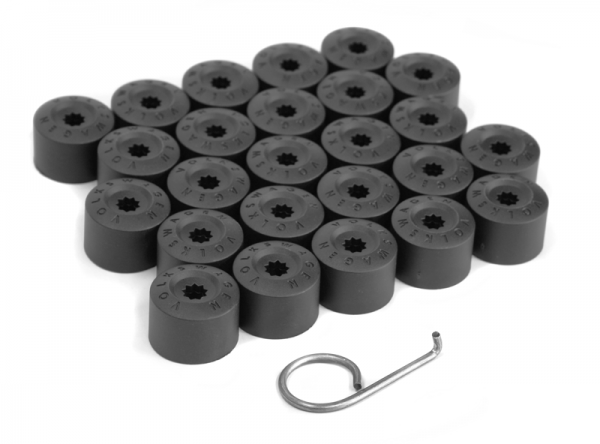 Juego (25 udes) Tapas de cubierta + Gancho extractor ORIGINAL VW SKODA 1K06011739B9