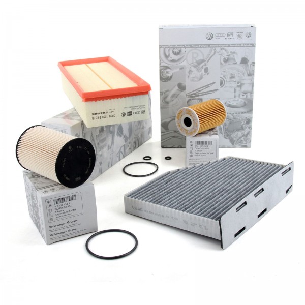 Pack 4 Filtros ORIGINAL VW Golf 5 V 6 VI Jetta 5 V AUDI A3 1.6 2.0 TDI Diesel 03L115562