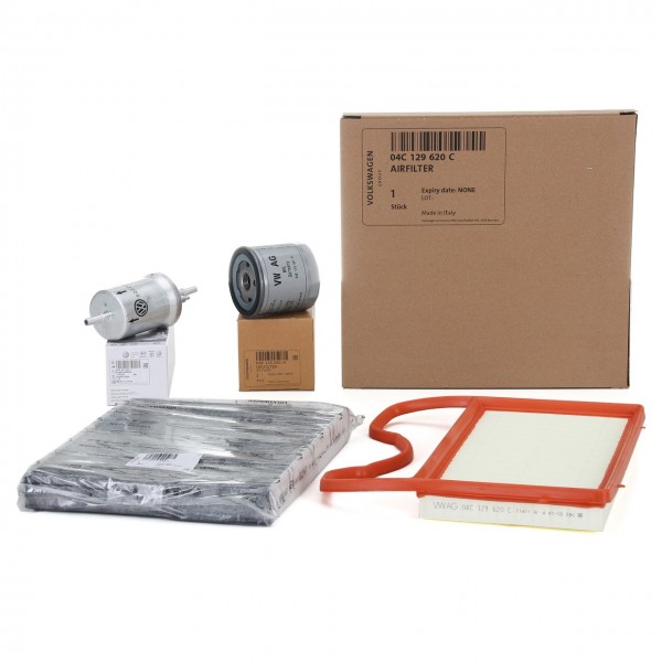 Pack 4 Filtros ORIGINAL SEAT SKODA VW motor 1.0 60CV 8 75CV 2014-2021