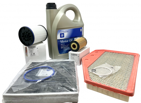 Pack 4 Filtros ORIGINAL OPEL Insignia 1.6 CDTi 2017 & Aceite Opel DEXOS2 LONG LIFE 5W30 5L