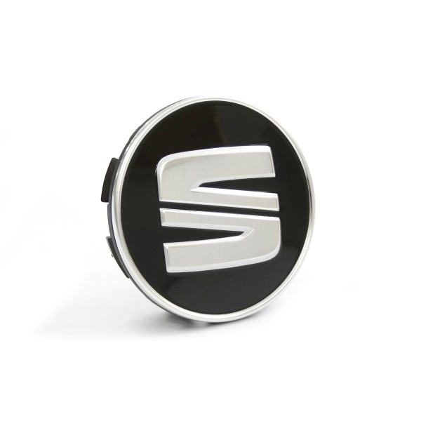 Tapa (1 ud) centro Tapacubos Buje llantas ORIGINAL 'Logo SEAT' Alhambra (7N), 7N5601171CBX