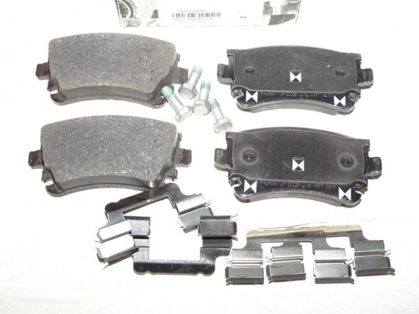 Juego 4 pastillas Freno ECO traseras ORIGINAL VW AUDI, 3D0698451A