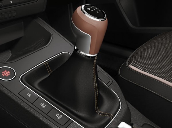 Pomo de cambio (6v) Mystic Magenta ORIGINAL SEAT IBIZA V 6F0064230AS4Y