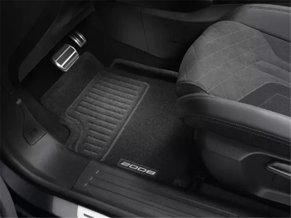 Juego (4 udes) Alfombrillas Textiles con bordes ORIGINAL PEUGEOT 2008 II SUV (P24) HYBRID,1689774