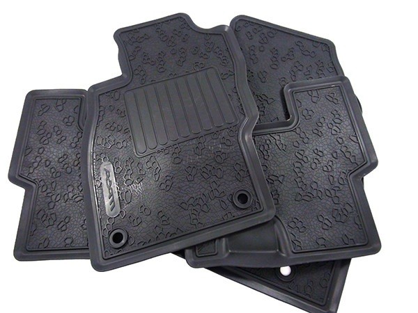 Juego de 4 Alfombrillas Goma color Negro ORIGINAL OPEL Adam 13377451