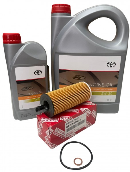 Pack 6 litros Aceite motor ''OFE 5W-30 1WW, 2WW'' + Filtro Aceite 04152-WA010 ORIGINAL TOYOTA