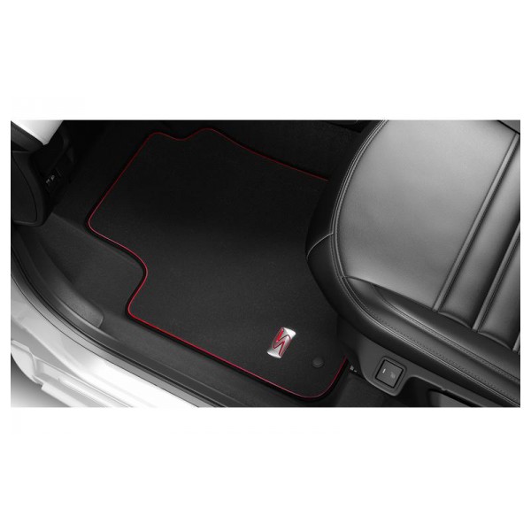 Juego (4 udes) alfombrillas Terciopelo 'LIGNE S' ORIGINAL PEUGEOT 108, 1611184680