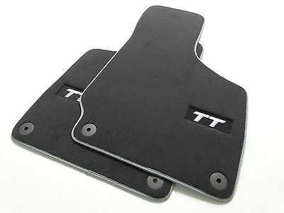 Juego 2 Alfombrillas delanteras textiles Premium ORIGINAL AUDI TT 8J2061275MNO