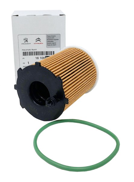 Filtro de Aceite ORIGINAL PEUGEOT CITROEN motores 1.6HDi desde 2013 con climatizador automático 1610