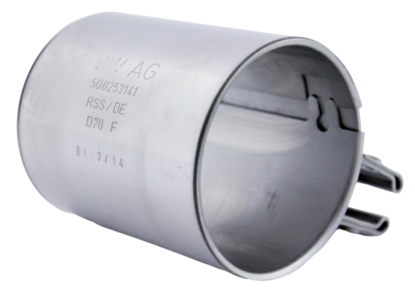 Abrazadera doble silenciador central (70X88MM) ORIGINAL AUDI SEAT SKODA VW, 5Q0253141