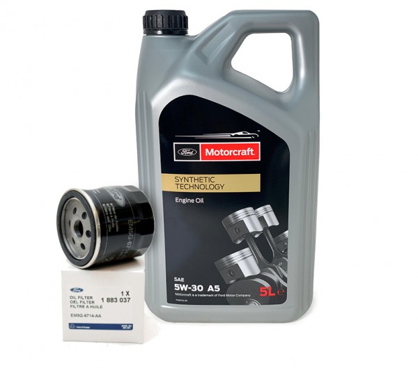 Pack Filtro Aceite ORIGINAL FORD 1883037 & Aceite FORD FORMULA F 5W30 5L 155D3A
