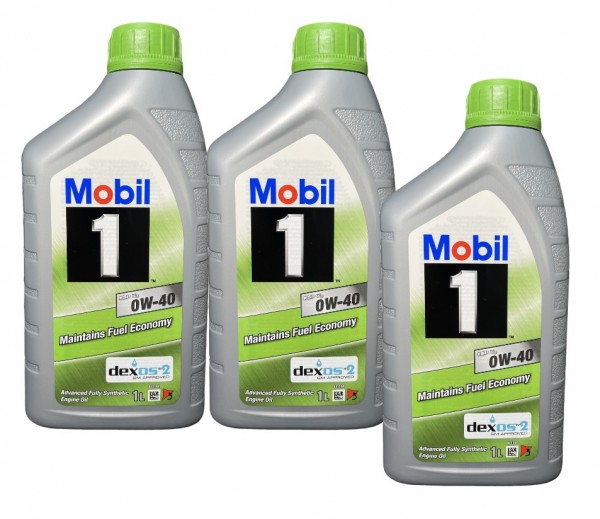 Pack 3 Litros MOBIL ESP X3 0W-40 GM dexos2, 154147