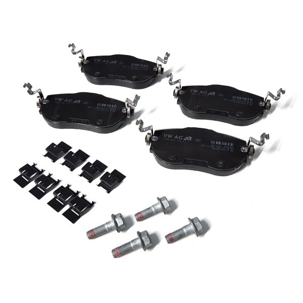Juego 4 Pastillas de Freno 'eje delantero' ORIGINAL CUPRA Born, VW AUDI SKODA, 1EA698151M