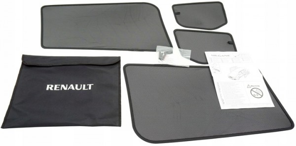 Juego (4 udes) Cortinas solares laterales ORIGINAL RENAULT Megane IV, 8201612882