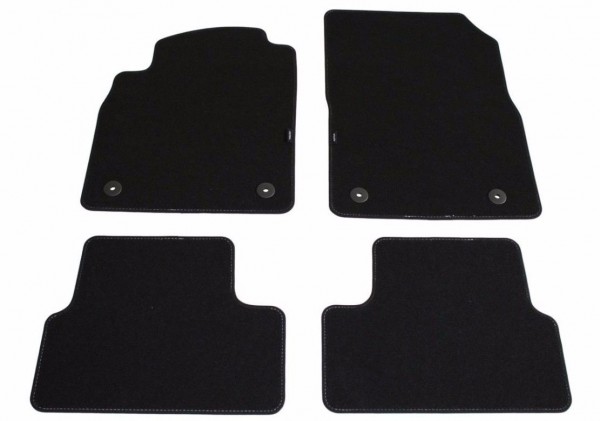 Juego (4 udes) Alfombrillas económicas color negro ORIGINAL OPEL ASTRA J, 13332790