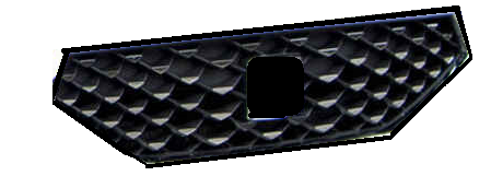 Parrilla centro frontal negro satinado ORIGINAL SEAT Leon Xcellence 5FA853654A