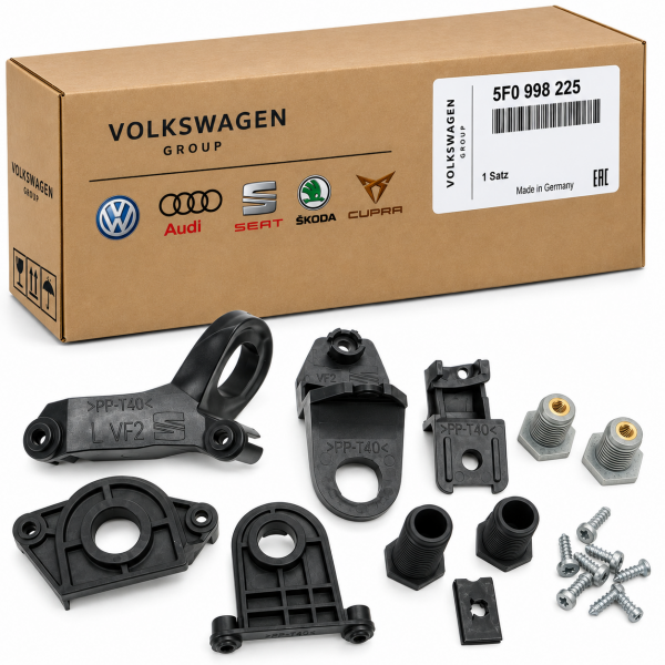 Kit de reparación soporte faro izquierdo ORIGINAL SEAT León III (5F), 5F0998225