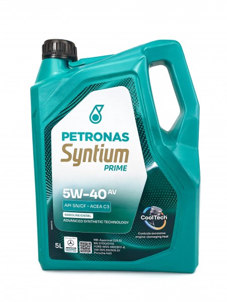 Petronas SYNTIUM PRIME AV 5W40 5 litros, 71242M12EU
