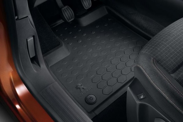Juego (4 udes) alfombrillas Goma ORIGINAL PEUGEOT Rifter, 1627795680