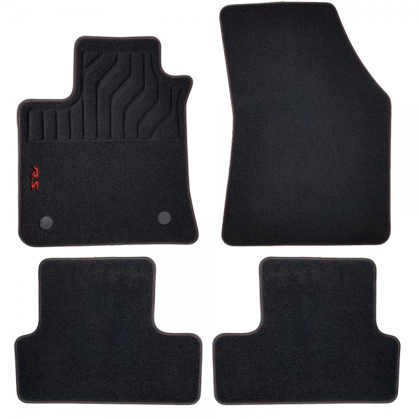 Juego (4 udes) Alfombrillas textiles 'Premium' ORIGINAL RENAULT Megane IV, 8201681612