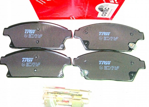 Juego (4 udes) de pastillas de freno TRW Apto para OPEL Mokka X (J13) 1.4 (76),1.6 CDTI (76)