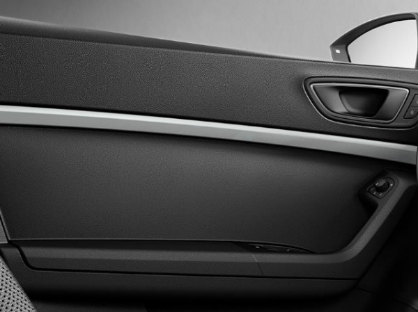 Kit de 2 Laminas Decorativas para puertas 'Plateado' con luz ORIGINAL SEAT Ateca 575064740DZ76