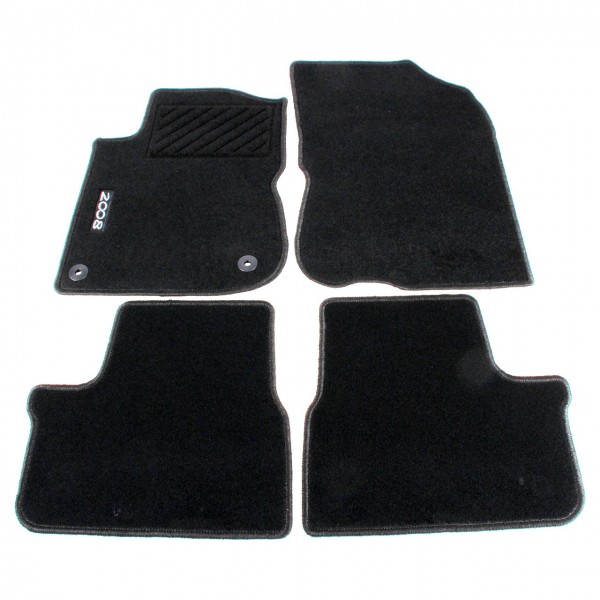 Juego (4 udes) alfombrillas Polipropileno ORIGINAL PEUGEOT 2008, 1609551580