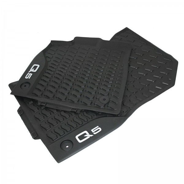 Juego (2 udes) Alfombras Goma delanteras AUDI Q5 FY, 80B061501041