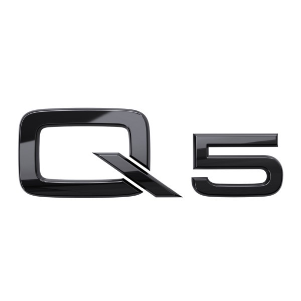 Adhesivo logotipo 'Q5' portón Trasero 'Black Edition' ORIGINAL AUDI Q5, 80A071803