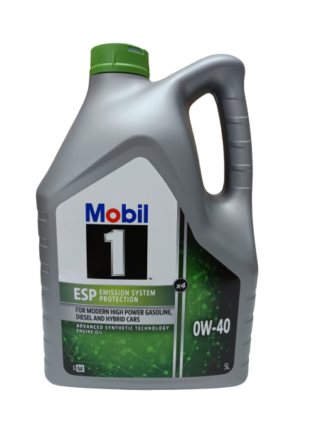 Aceite motor MOBIL ESP X4 0W-40 GM dexos2,154151, 5 Litros