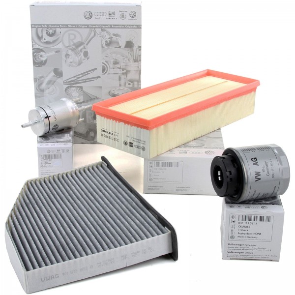 Pack de 4 filtros ORIGINAL VW Eos Golf 6 Jetta Touran 1.4 TSI