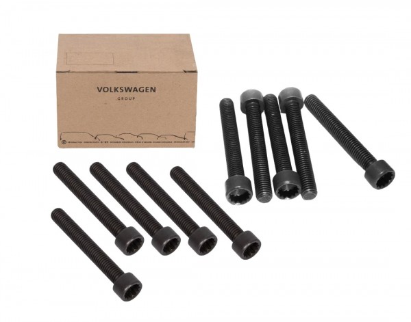 10 x Tornillos cilindrico con cabeza de estrella interior (M8X58) Original SKODA VW SEAT AUDI,N10581