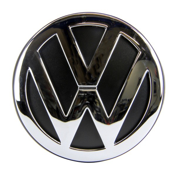 Emblema anagrama logo VW "cromado negro" del portón trasero ORIGINAL VW 1J6853630BULM