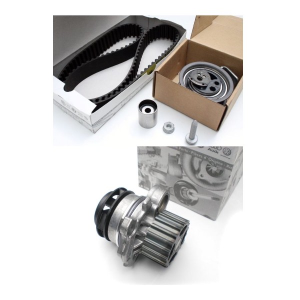 Kit Tensores + Rodamientos + Bomba de agua ORIGINAL AUDI VW 045109119L,1.2L TDI / 3L TD
