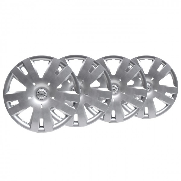 Juego (4 udes) tapacubos plata para llanta 16 pulgadas ORIGINAL OPEL Mokka, 95286679