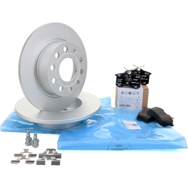 Kit de frenos ORIGINAL VW AUDI GOLF V VI A3 8P 1K0615601AB & 1J0698451P