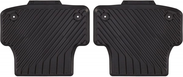 Juego 2 Alfombrillas traseras de Goma color negro ORIGINAL AUDI ORIGINAL AUDI A3, 8V5061512041