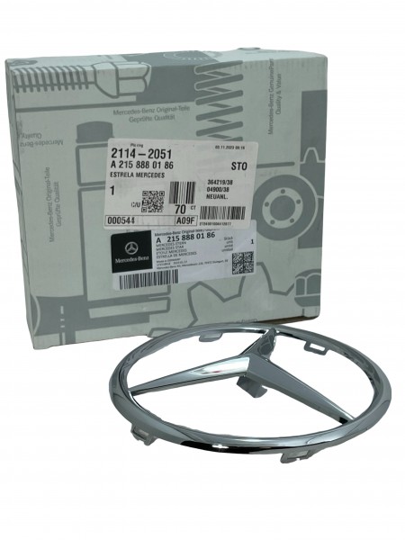 Emblema parrilla delantera ORIGINAL MERCEDES-BENZ CL, CLK, CLS, A2158880186