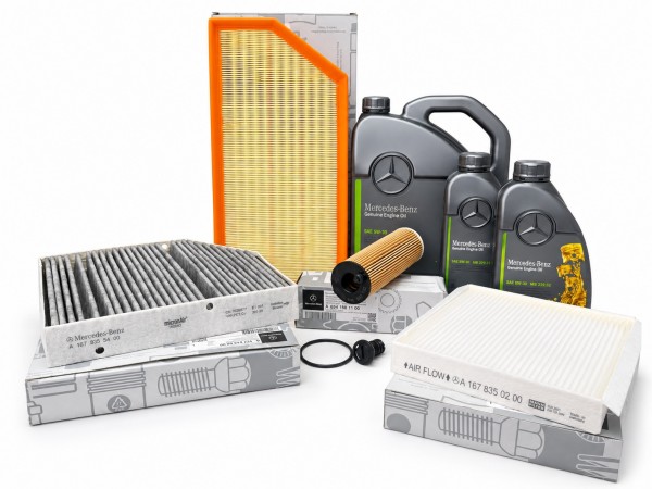 Pack Mantenimiento Filtros ORIGINAL MERCEDES C167 A6541801100 & Aceite 5W30 MB229.52 7 Litros