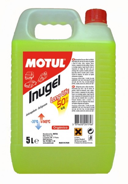 Motul INUGEL LONG LIFE 50% (-35ºC) 5L 103329