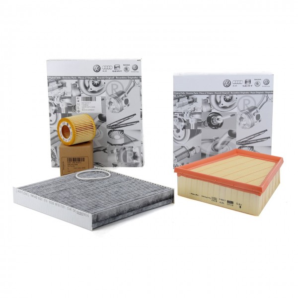 Pack 3 Filtros ORIGINAL SEAT Ibiza III, IV (ST), SKODA Fabia I, VW Polo (6R1,6C1) (1.2 60-70 PS)