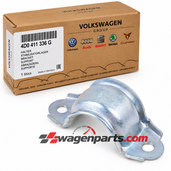Abrazadera soporte barra ORIGINAL AUDI VW SKODA SEAT, 4D0411336G