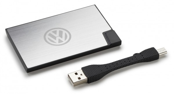 Cargador Powerbank ''1500 mAh'' con logotipo ORIGINAL VW 000087703DHYPN